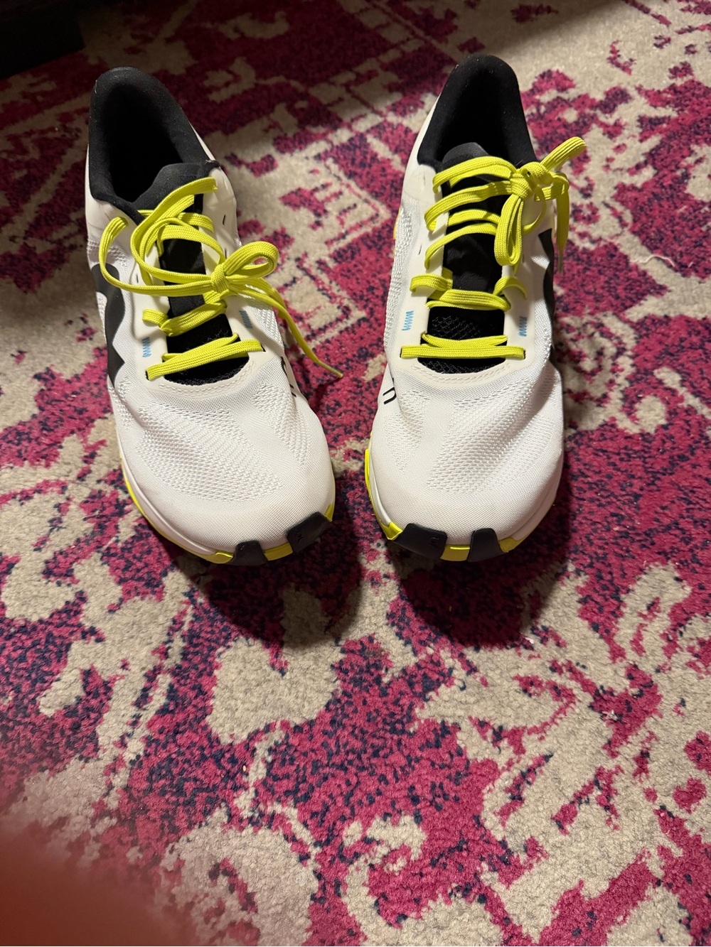 On Running Cloudflow 5 KRunning Shoes - White/yellow
